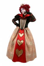 Ladies Queen of Hearts Fancy Dress Costume Size 20 - 22